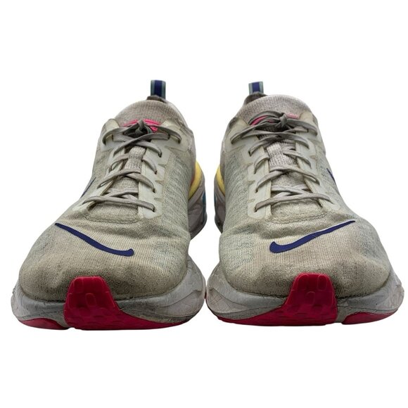 NIKE Invincible Run 3 Running Shoes Mens Sz 15 White Blue Pink Zoom X Sneaker - Picture 4 of 16